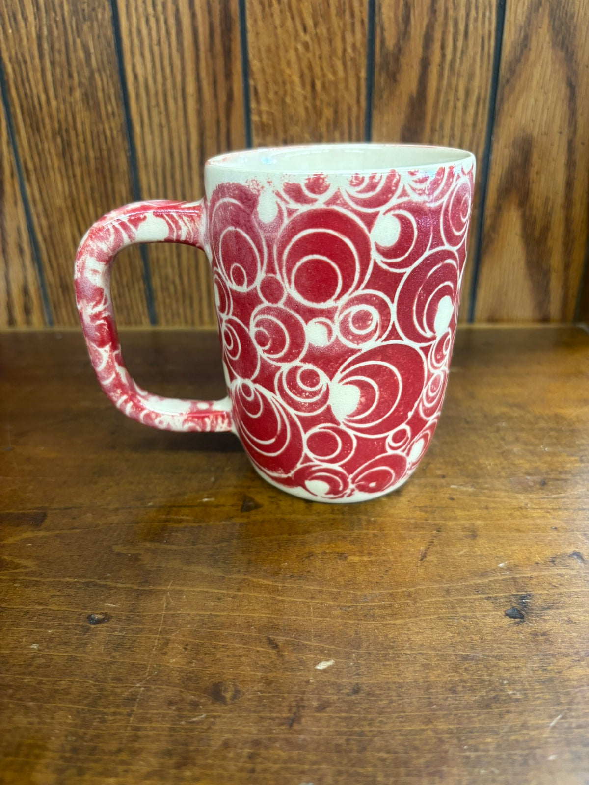 Red Circles Mug 51-036