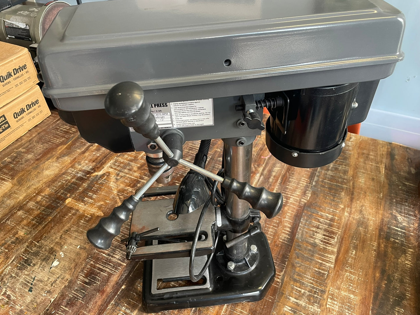 Central Machinery 60238 Drill Press 12-001