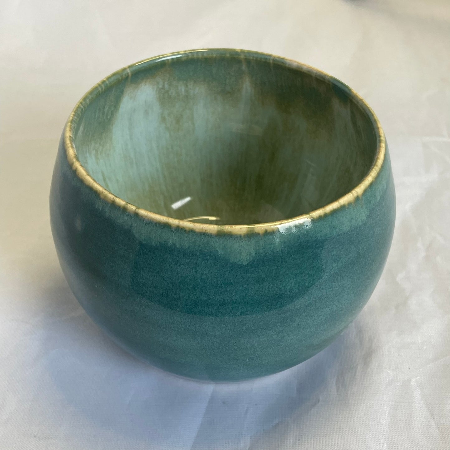 Rustic Green Bowl 51-025