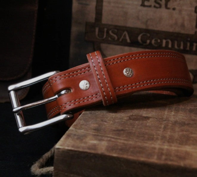 Oxblood Belt USA Genuine Leather Co