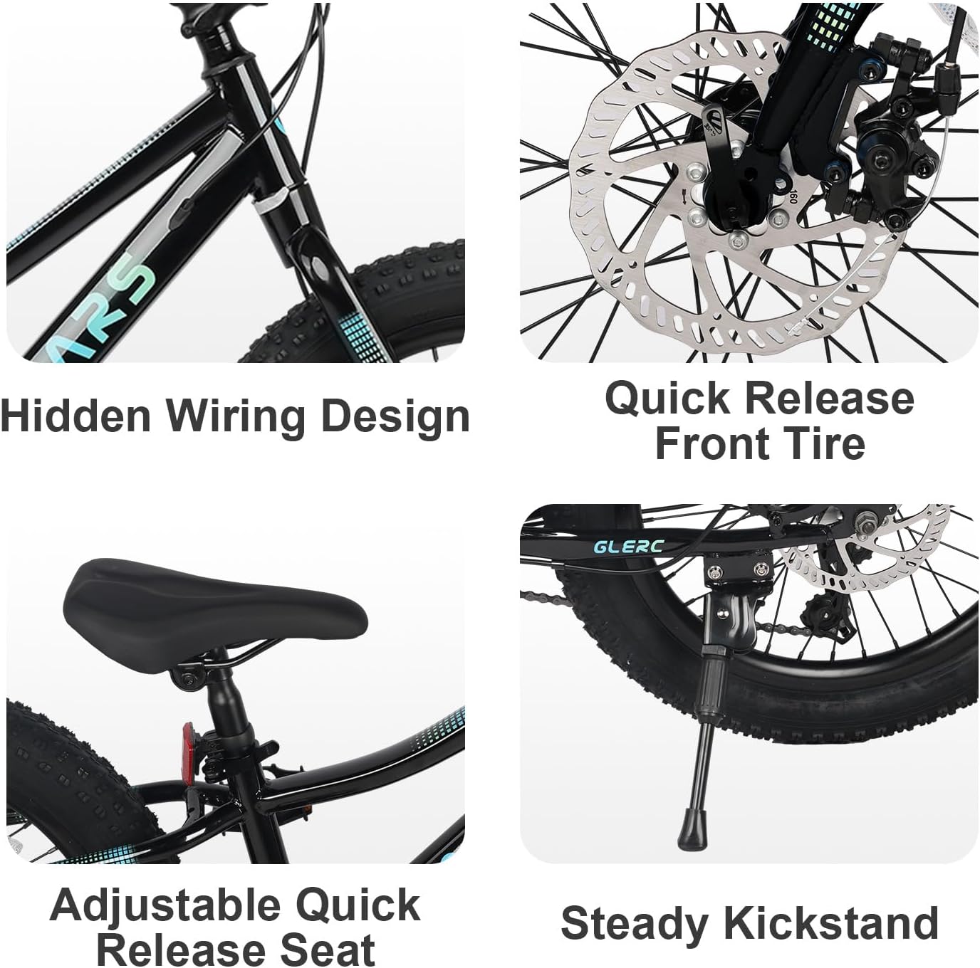Mars Mountain Bike 20" Black GC-006