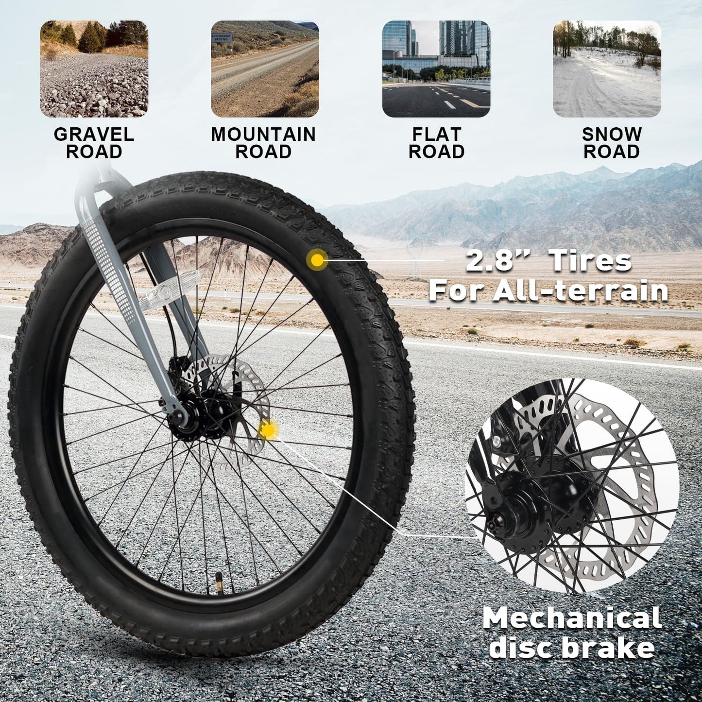 Mars Mountain Bike 24" Gray GC-007