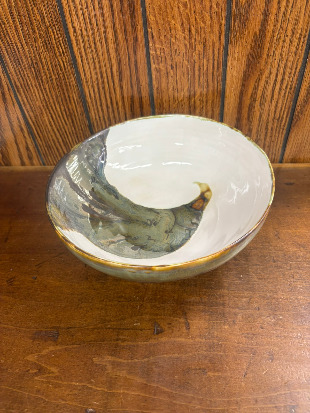 Large Peacock Bowl 51-041