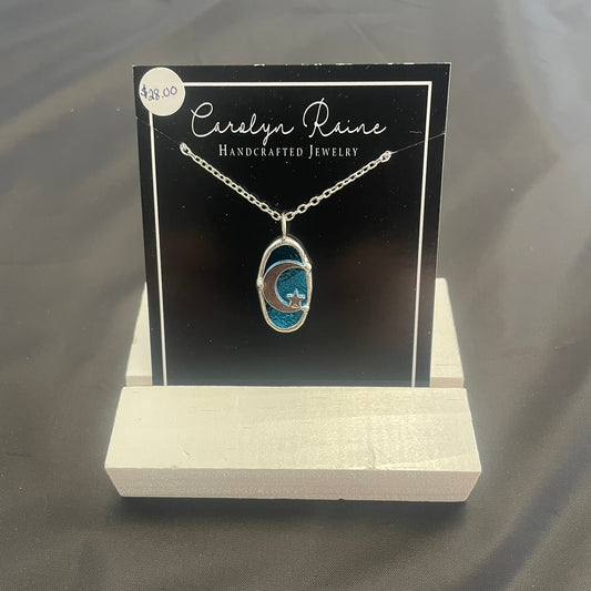 Oval Moon Necklace DGN1