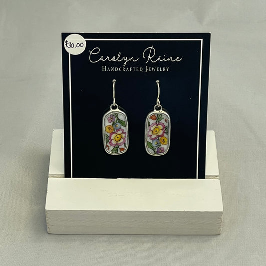 Vintage China Earrings VCE1