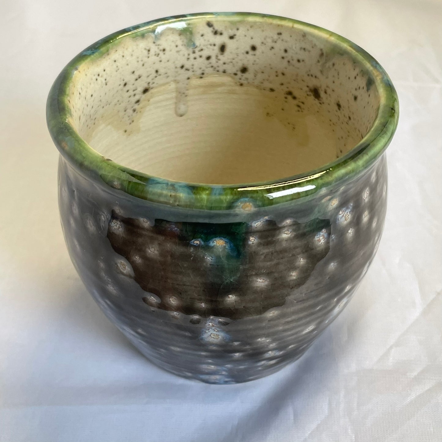 Green Speckled Bowl 51-024